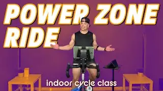 45 Min Power Zone Ride | Indoor Cycle Class