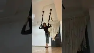 Связка для занятий. уровень продолжающий! #aeroyoga #aerostretching #flyyoga #aerial #aerialyoga
