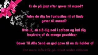 Gave til m&aelig;nd