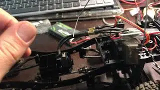 Brushless 1400kv Suprass motor in WPL C24 progress