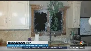 Pool chemical accident