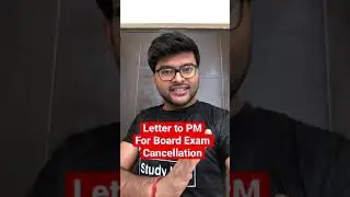 CBSE Class 12 Board Exam 2021 latest News | Letter to PM regarding Cancellation | #Shorts