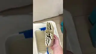 How to create limewash walls using regular flat paint.