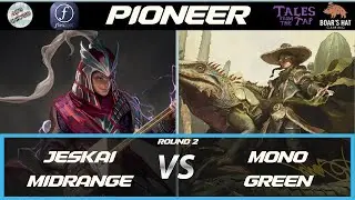 Jeskai Midrange VS Mono Green Devotion [MTG Pioneer Round 2]