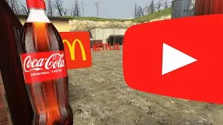 RED Logo MASHUP NEXTBOT CHASE in BARREN | Gmod Nextbots
