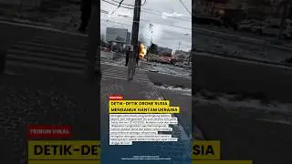 DETIK-DETIK DRONE RUSIA DATANG DAN LANCARKAN SERANGAN UDARA PANJANG KE KYIV