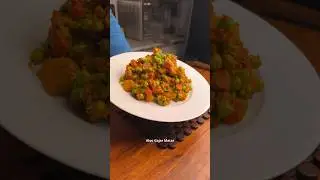 ALOO GAJAR MATAR RECIPE ❤️ | Crafians | #shorts