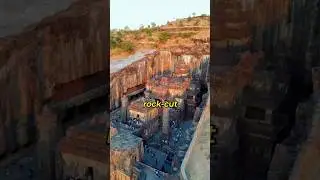 This temple is carved out of a single rock 🤩🤩🕉️❤️ #lordshiva #kailasatemple