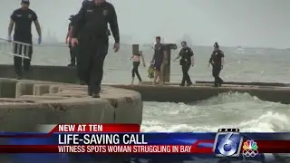 Woman rescued from water near Cole Park