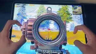 PUBG Mobile First Gameplay on the NEW M1 iPad Pro 2021 12.9 (90 FPS 4 Finger + Gyro Handcam)
