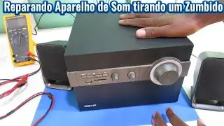 Aparelho de Som tirando Zumbido