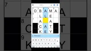 Mini Crossword - NYT Crossword Game - October 13, 2023 #crossword