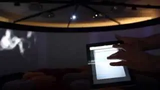 Nel cerchio dell'arte, Bolzano. Software di regia su tablet