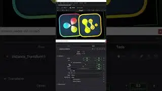 Instancing Nodes - Blackmagic Fusion  #blackmagicfusion #davinciresolvestudio #motiongraphics #vfx