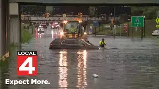 Flash flooding in Romulus