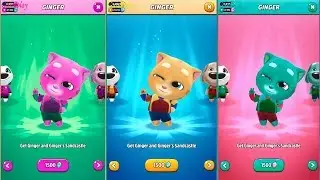 Colors Reaction Compilation Talking Tom Jetski 2 Android Gameplay- Ginger