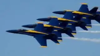 The Blue Angels flight Demonstration Squadron