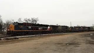 12/28 C&EI Heritage Unit leads CSX M416 west at Hyattsville MD #shorts #short #viral #video #train