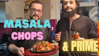 Шеф-повар дома готовит отбивные масала, рис плов и прайм #desijattuk #tastyfoodwithmaria