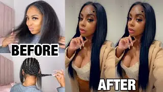HOW TO BLEND NATURAL HAIR INTO CLIP-IN EXTENSIONS | EASY CLIP-IN TUTORIAL