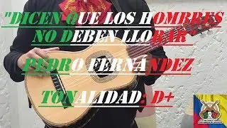 Dicen Que Los Hombres No Deben Llorar - Pedro Fernández - Vihuela
