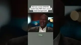 MJ is not a fan of load management‼️ 🎥: NBA on NBC/YouTube #nba #basketball #michaeljordan