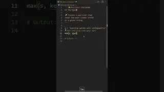 Python Code Challenge: Find Most Common Letter In A String | One Liner Code
