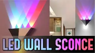 CHEAPEST LED WALL SCONCE 2020 - DIY