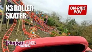K3 Roller Skater - On-Ride POV - Plopsaland De Panne