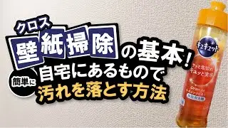 壁紙（クロス）掃除の基本！自宅にあるもので簡単に汚れを落とす方法