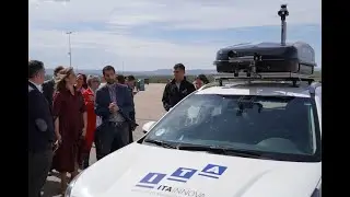 Pruebas del veh&iacute;culo de ITAINNOVA, sensorizado y conectado a la red 5G, en Arag&oacute;n TV
