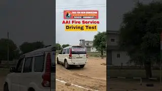 AAI Fire Service Driving Test  #shorts