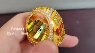 2021 Atlanta Braves Champion World Series Ring - Ultra Premium Series