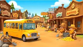 The Wild West Bus Ride 2 🎶 Fun Nursery Rhymes & Baby Songs | Sing, Laugh & Learn!