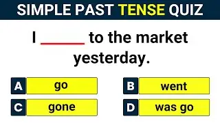 Simple Past Tense Quiz | 20 Questions to Master Your English Grammar