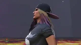 MS PAC MAN & LARA CROFT VS KATY PERRY & AVRIL LAVINGE (HELL IN A CELL TAG)