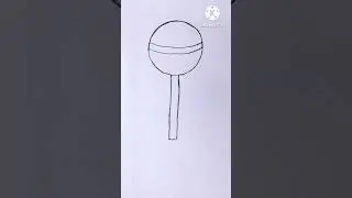 how to draw a lollipop #drawing #satisfying #art #creativeart #ytshorts #myworld