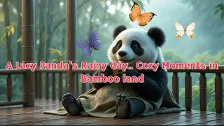 A Lazy Panda&rsquo;s Rainy Day 🌧️🐼 | Cozy Moments in Bamboo Land