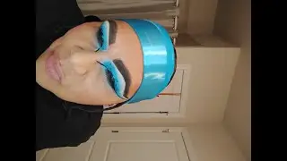 Who's Ready for glitter? Wait!!! First apply Electric Blue Shadow & Glitter Glue