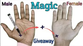 एक हाथ से दूसरे हाथ में जाने वाला स्याही || Double Cross Pen Magic in Indian