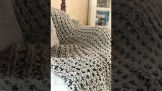 Easy Squishy Knit Throw Blanket Pattern