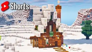 Minecraft: Christmas House #Shorts