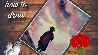 How to draw.easy water colour,along.#viral #art #painting #trending #howtodraw #artist.