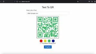 Text To QR | Free QR Code Generator from Any Text or URL