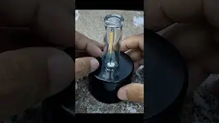 DIY | Perfume Bottle Turned into LED Lamp #vintage #filament #diwali #diwalidecoration