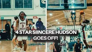 4⭐️ Siincere Hudson GOES OFF! 😤 | Modesto Christian vs Amador Valley
