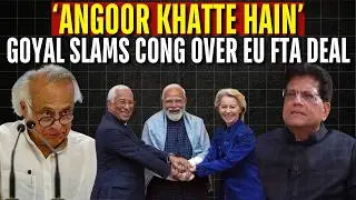 Watch: Piyush Goyal's Sharp Attack On Congress Over EU-India FTA Deal