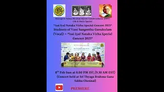Students of Vani Sangeetha Gurukulam (Vocal) &ndash; *Isai Iyal Nataka Vizha  Concert 2023* HMV Page # 576