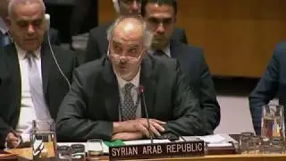 H.E. Dr. Bashar Jaafari statement at the Security Council regarding JIM report