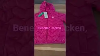 &bdquo;Kleine Fashionistas, gro&szlig;e Styles! 💖 Benetton-Jacken, die ihr sofort lieben werdet! #Haul # Girl